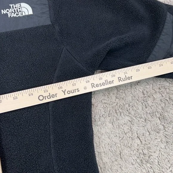 The North Face Sweater Womens Extra Small Black Denali Cozy Fleece Jacket Hike - Picture 7 of 14